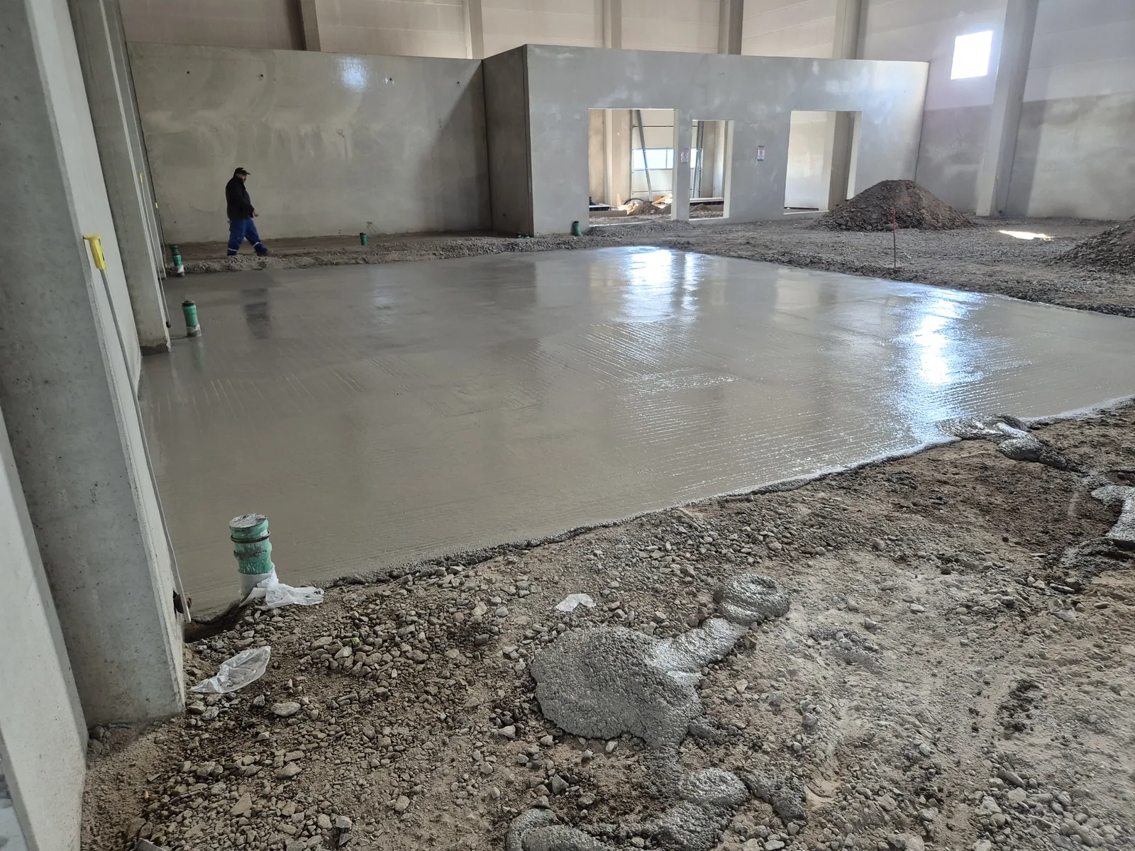 Lambsheim · Betoneinbau & Glätten · Schalung