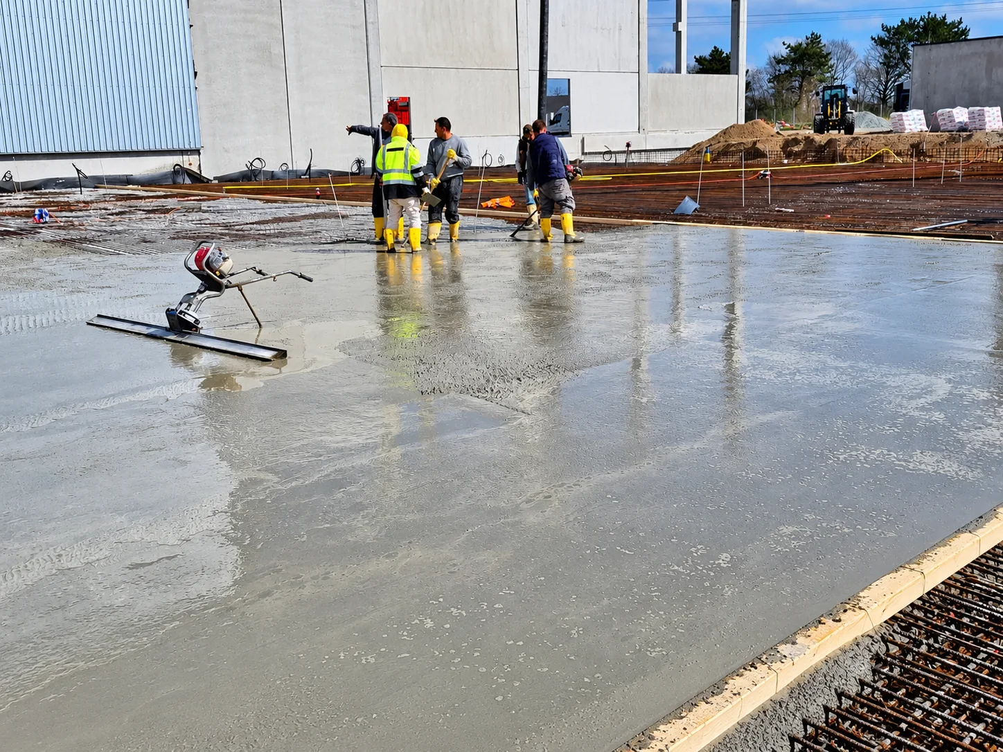 Betoneinbau durch BERZAN